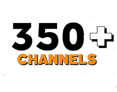 350+ LIVE TV CHANNELS